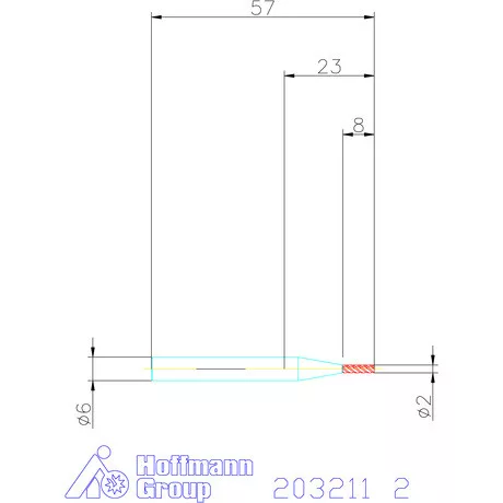 Garant Garant Diabolo VHM maró HPC 2 mm
