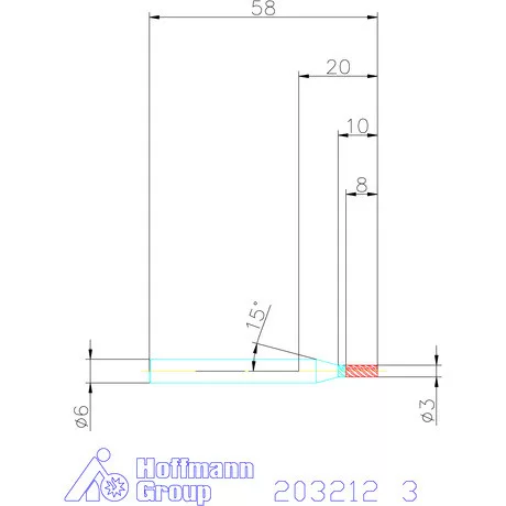 Garant VHM maró HPC 3 mm