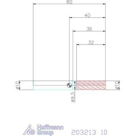 Garant Garant Master Alu VHM simító maró HPC 10 mm