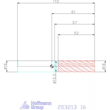 Garant Garant Master Alu VHM simító maró HPC 16 mm