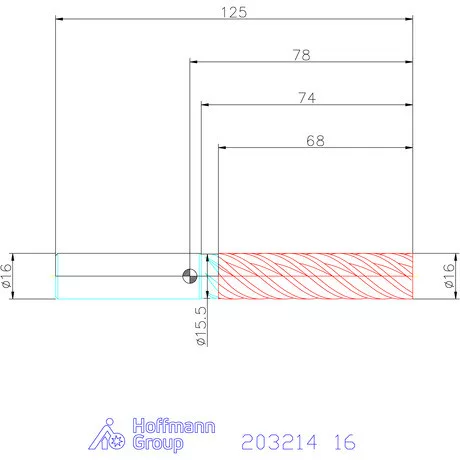 Garant Garant Master Alu VHM simító maró HPC 16 mm