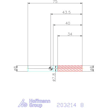 Garant Garant Master Alu VHM simító maró HPC 8 mm