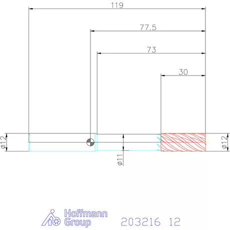 Garant Garant Master Alu VHM simító maró HPC 12 mm