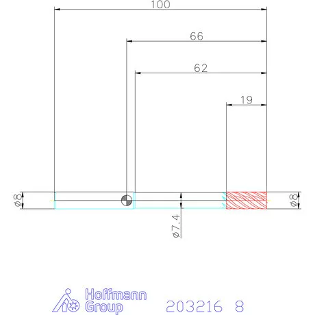 Garant Garant Master Alu VHM simító maró HPC 8 mm