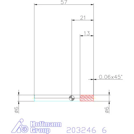 Holex VHM maró 6 mm