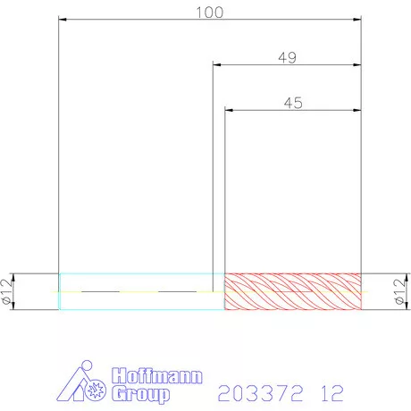 Garant Garant Diabolo VHM maró HPC 12 mm