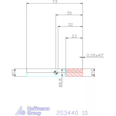 Garant VHM maró DIN 6535 HA 10 mm