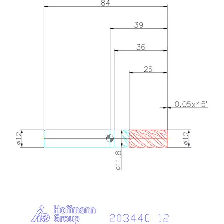 Garant VHM maró DIN 6535 HA 12 mm