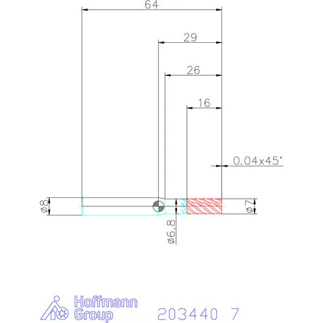 Garant VHM maró DIN 6535 HA 7 mm