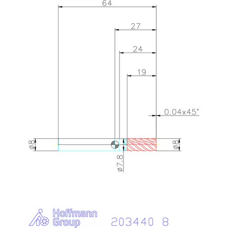Garant VHM maró DIN 6535 HA 8 mm