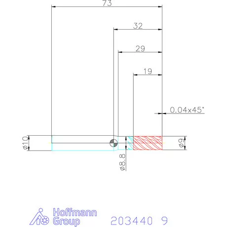 Garant VHM maró DIN 6535 HA 9 mm