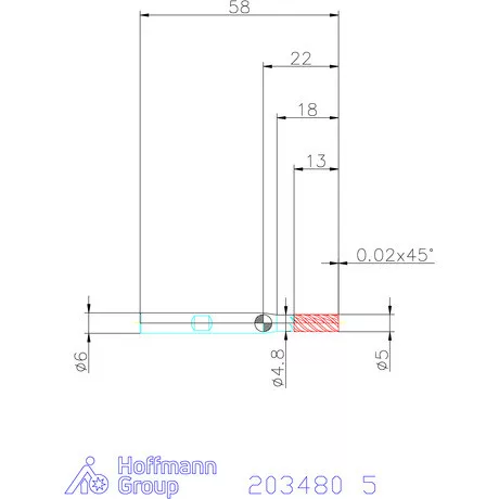 Garant VHM maró DIN 6535 HB 5 mm