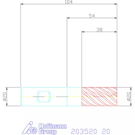 Holex VHM maró 20 mm