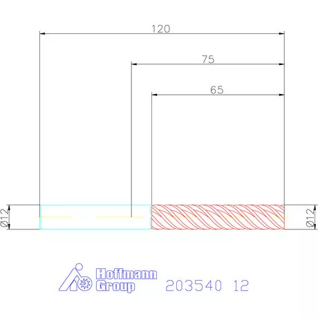 Garant VHM nagy pontosságú maró 12 mm