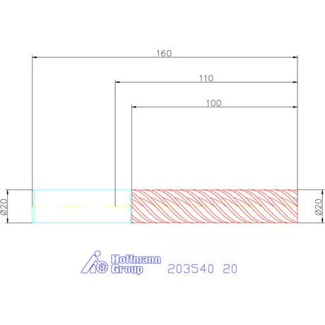 Garant VHM nagy pontosságú maró 20 mm