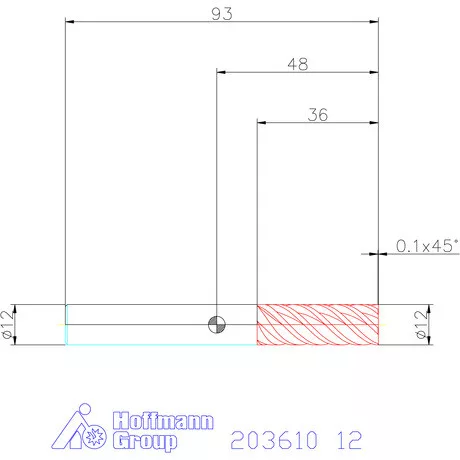 Holex VHM maró 12 mm