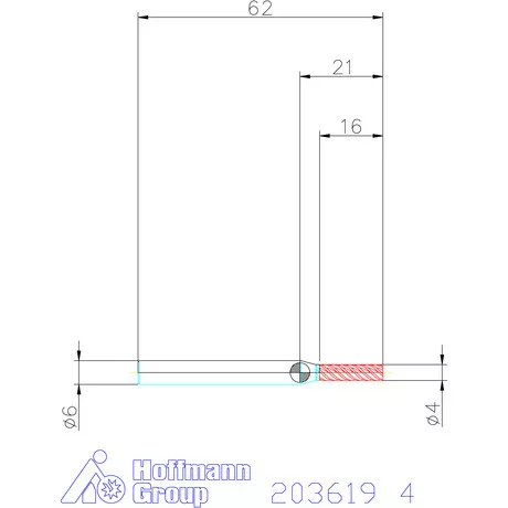 Holex VHM maró 4 mm