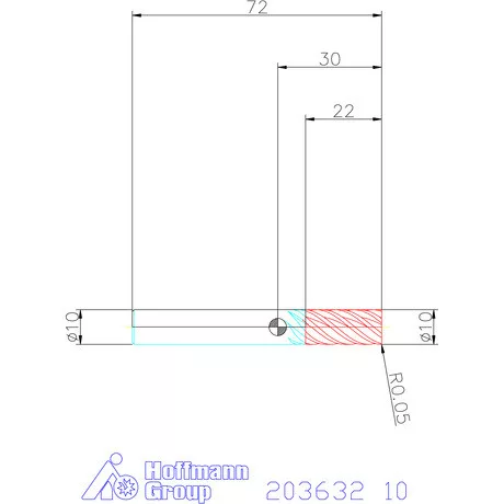 Garant Garant Master Titan VHM simító maró HPC 10 mm