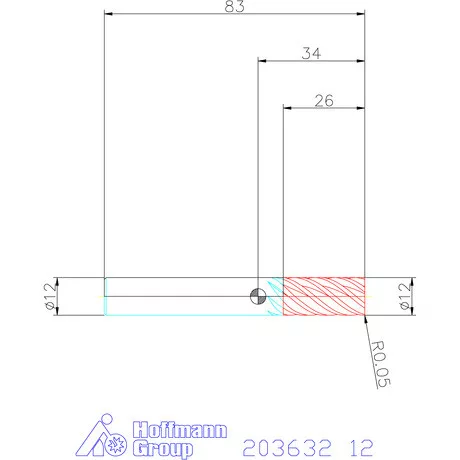 Garant Garant Master Titan VHM simító maró HPC 12 mm