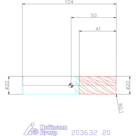 Garant Garant Master Titan VHM simító maró HPC 20 mm