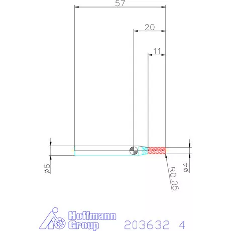 Garant Garant Master Titan VHM simító maró HPC 4 mm