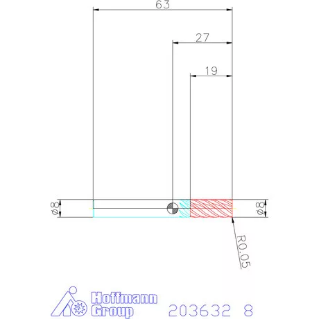 Garant Garant Master Titan VHM simító maró HPC 8 mm