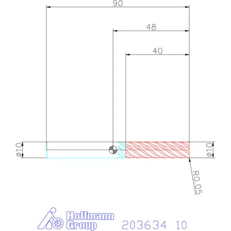 Garant Garant Master Titan VHM simító maró HPC 10 mm