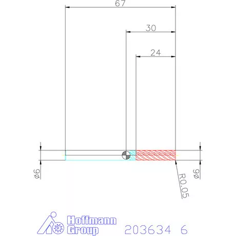 Garant Garant Master Titan VHM simító maró HPC 6 mm