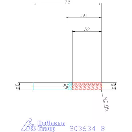 Garant Garant Master Titan VHM simító maró HPC 8 mm