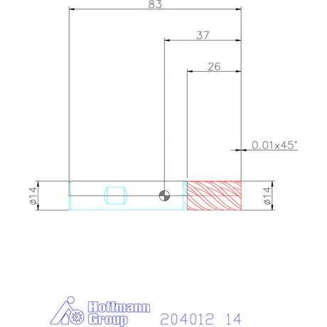 Garant Garant Master Steel VHM simítómaró HPC 14 mm