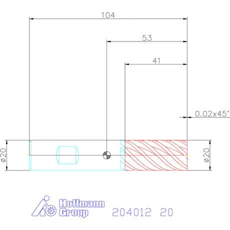 Garant Garant Master Steel VHM simítómaró HPC 20 mm