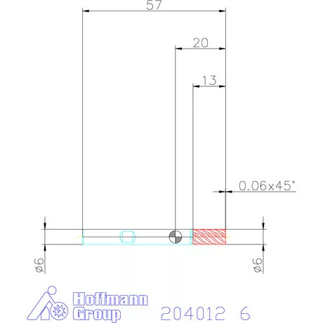 Garant Garant Master Steel VHM simítómaró HPC 6 mm