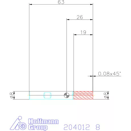 Garant Garant Master Steel VHM simítómaró HPC 8 mm