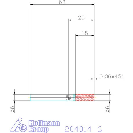 Garant Garant Master Steel VHM simító maró HPC 6 mm