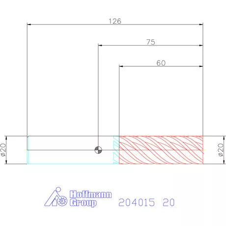 Garant Garant Master Steel VHM simító maró HPC 20 mm