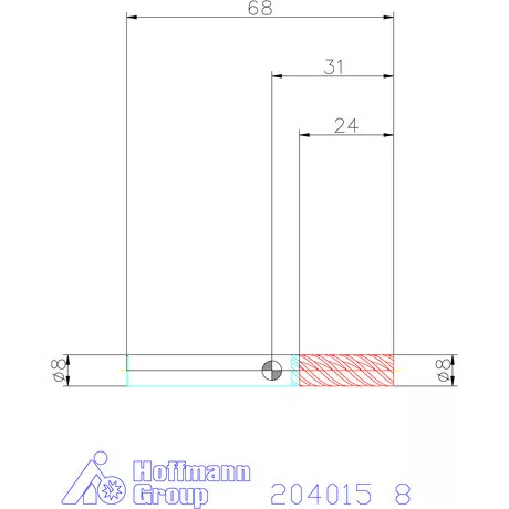 Garant Garant Master Steel VHM simító maró HPC 8 mm