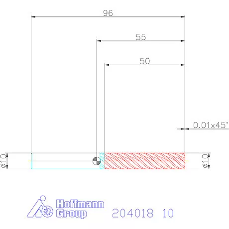 Garant Garant Master Steel VHM simító maró HPC 10 mm