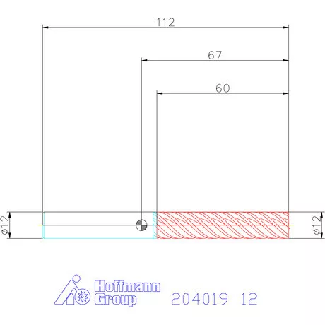 Garant Garant Master Steel VHM simító maró HPC 12 mm