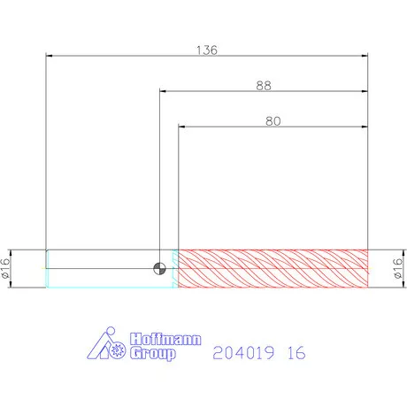 Garant Garant Master Steel VHM simító maró HPC 16 mm