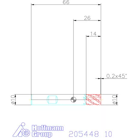 Garant Garant Master INOX M SlotMachine VHM nagyoló maró HPC 10 mm