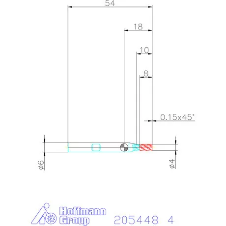 Garant Garant Master INOX M SlotMachine VHM nagyoló maró HPC 4 mm