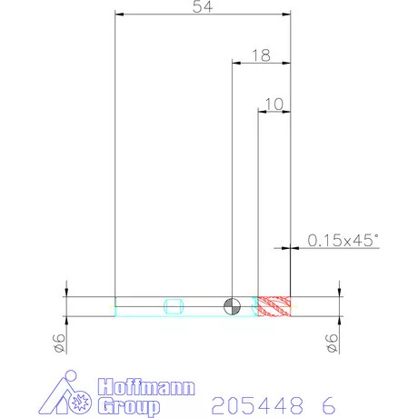 Garant Garant Master INOX M SlotMachine VHM nagyoló maró HPC 6 mm