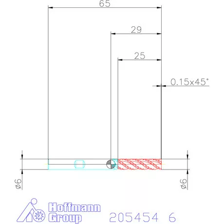 Garant Garant Master INOX M SlotMachine VHM nagyoló maró HPC 6 mm