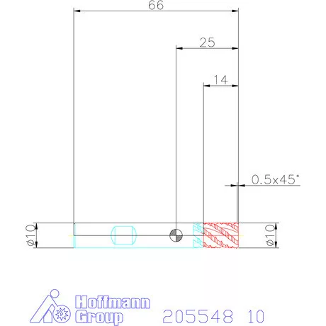 Garant Garant Master Steel SlotMachine VHM nagyoló maró HPC 10 mm
