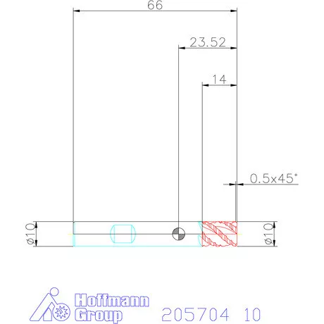 Holex Holex Pro Steel VHM nagyoló maró HPC 10 mm