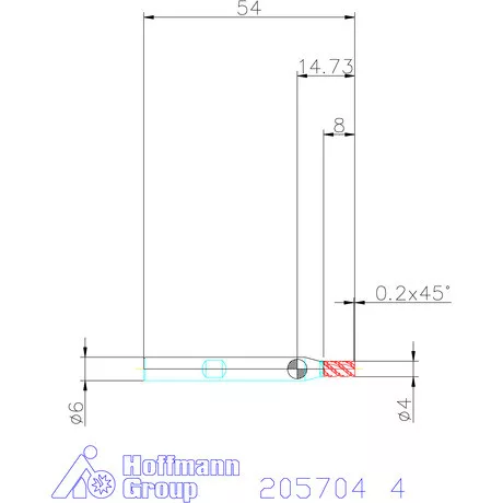 Holex Holex Pro Steel VHM nagyoló maró HPC 4 mm