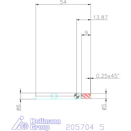 Holex Holex Pro Steel VHM nagyoló maró HPC 5 mm