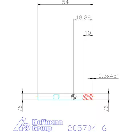 Holex Holex Pro Steel VHM nagyoló maró HPC 6 mm