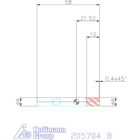 Holex Holex Pro Steel VHM nagyoló maró HPC 8 mm