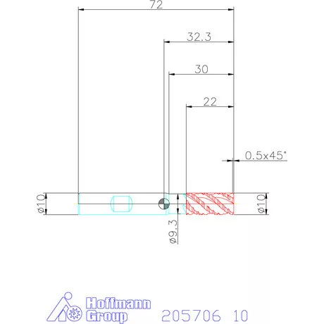 Holex Holex Pro Steel VHMnagyoló maró HPC 10 mm